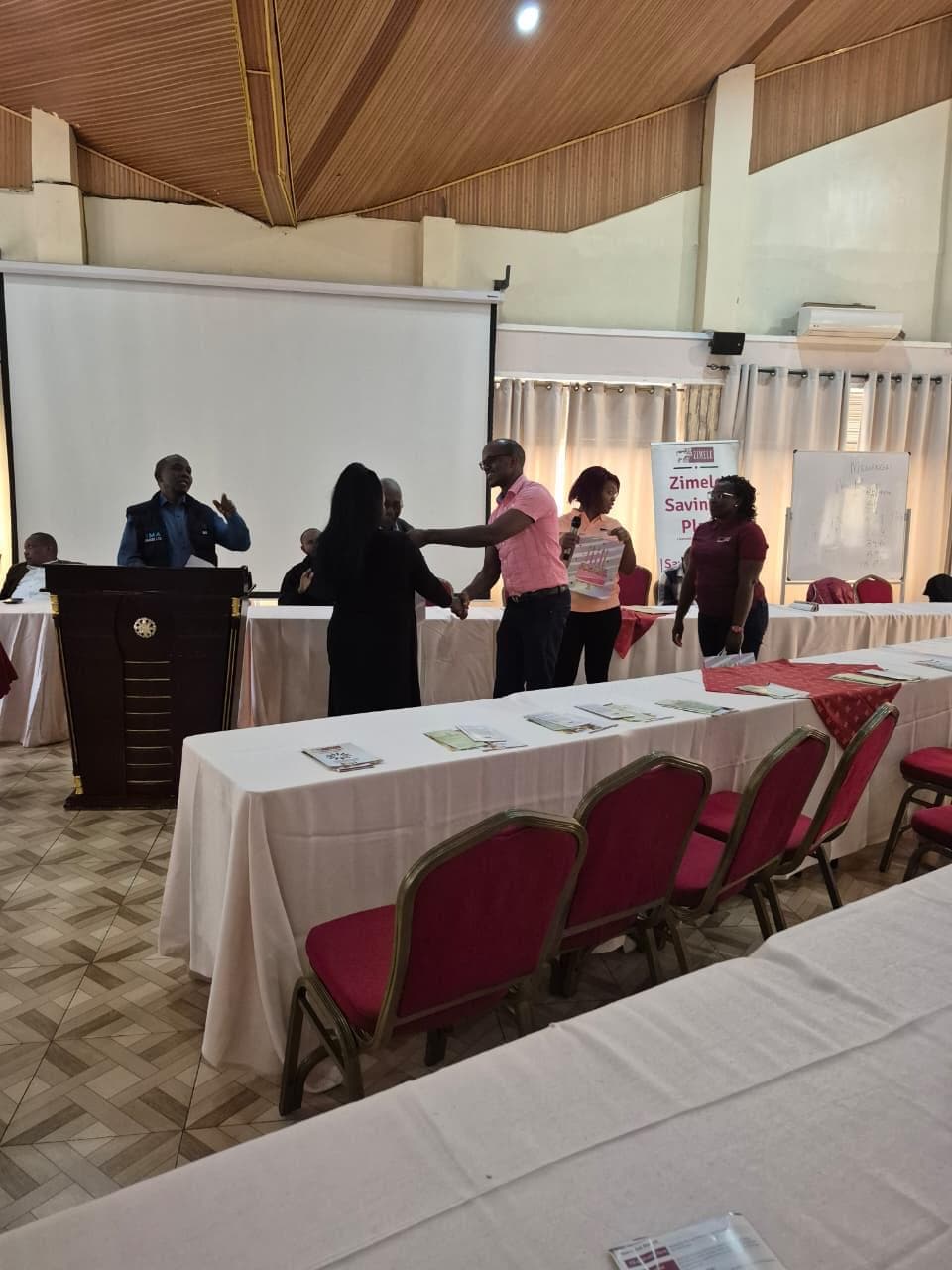 Passengers and community around OMA bus